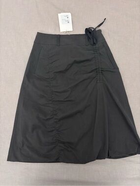Matin Kim Shirring Point Skirt